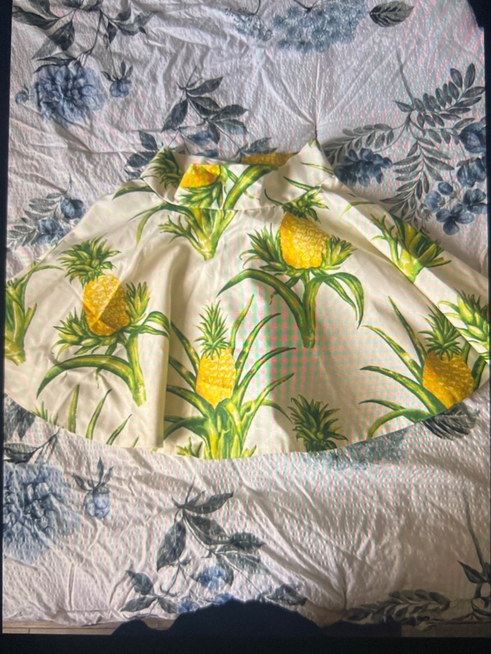 Pineapple print skirt